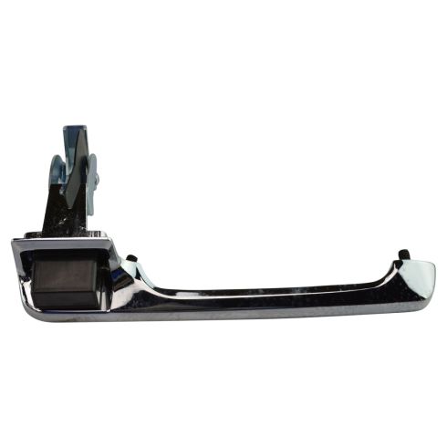 TRQ Door Handle Black Metal Inner Driver Side LH for Ford