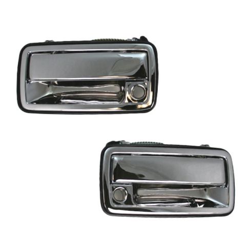 94-04 S10 PU; 95-05 S10 Blazer; 96-00 Hombre ALL Chrome Front Door Handle Pair