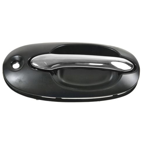 2002-05 Kia Sedona Front Outside Door Handle Black w/Chrome Handle LF