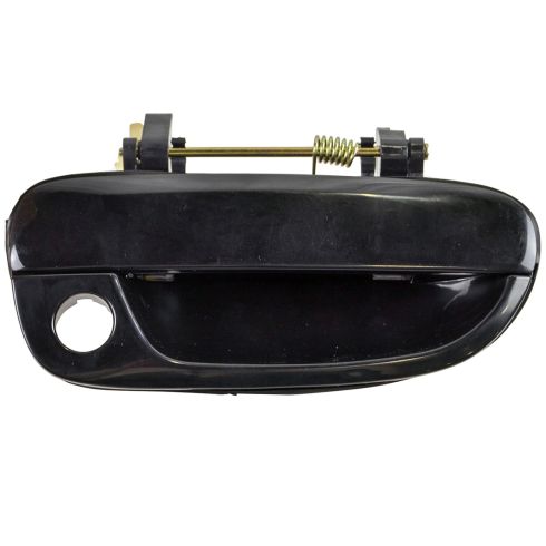 2000-06 Hyundai Accent Door Handle Outside Smooth Black w/Keyhole RF