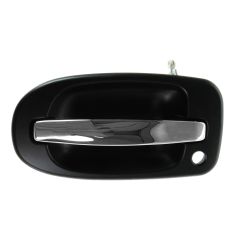 97-09 GM Mini Van Multifit Front Outer Black w/Chrome Handle w/Keyhole Door Handle LF