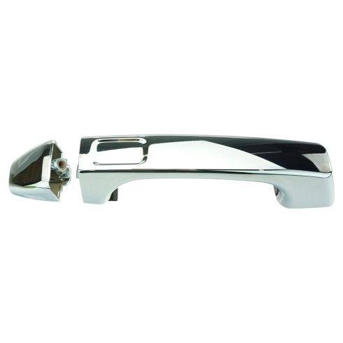 06-10 Hummer H3; 09-10 H3T All Chrome Outside Door Handle w/Cap LF = LR = RF = RR = Tailgate