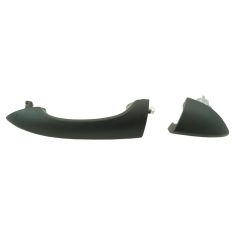 00-06 BMW X5 Rear Black Outside Door Handle Kit LR