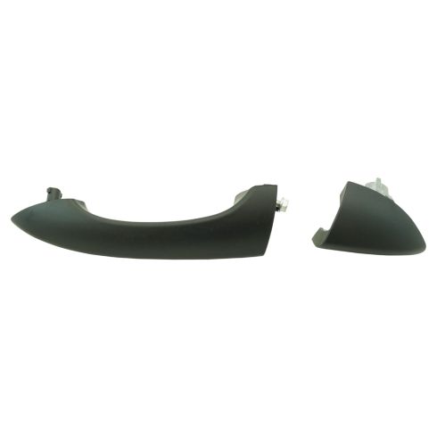 00-06 BMW X5 Rear Black Outside Door Handle Kit LR