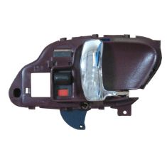 1995-99 Chevy GMC Pickup Tahoe Yukon Suburban Door Handle Inside Front Red & Chrome RH