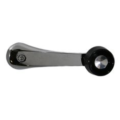 1978-93 Dodge Plymouth Chrysler Caravan Reliant Lebaron Window Crank Handle Chrome With Black Knob