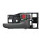 04-06 Toyota Tundra (Double Cab); 01-07 Sequoia Gray Front Door Inside Handle RF = RR