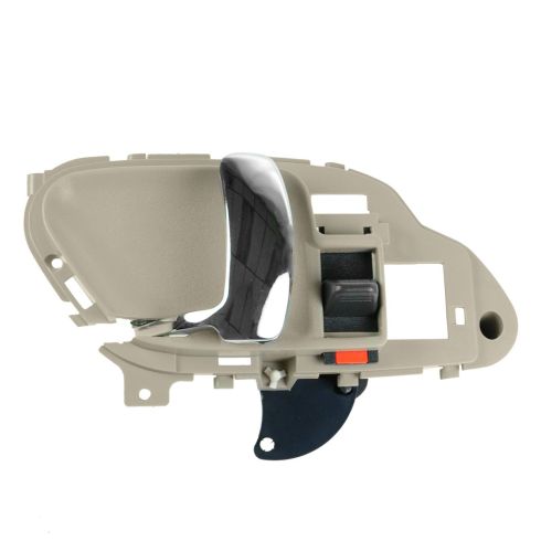 95-02 GM Full Size PU, SUV Inner Light Beige w/Chrome Lever Inner Door Handle LF = LR