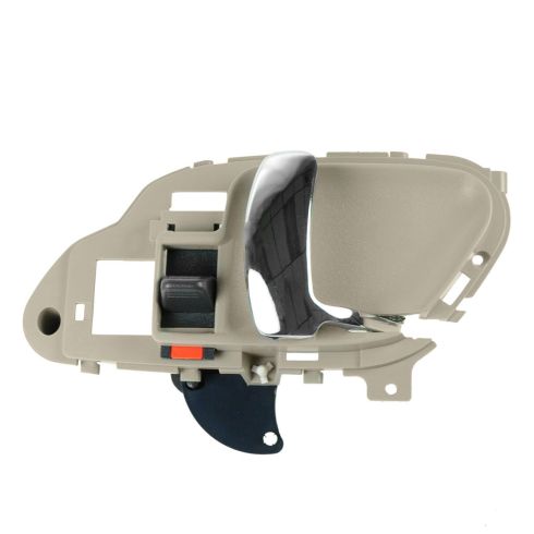 95-02 GM Full Size PU, SUV Inner Light Beige w/Chrome Lever Inner Door Handle RF = RR