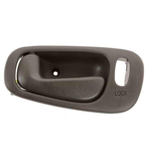 98-02 Toyota Corolla, Chevy Prizm (w/Manual Windows w/Power Locks) Front Brown Inside Door Handle LF