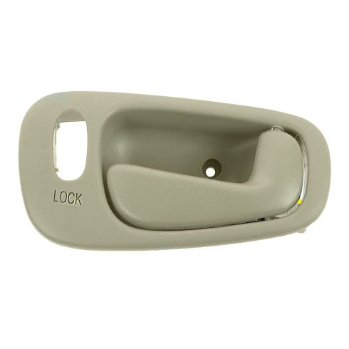 98-02 Toyota Corolla, Chevy Prizm (w/Manual Windows w/Power Locks) Front Beige Inside Door Handle RF