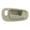 98-02 Toyota Corolla, Chevy Prizm (w/Manual Windows w/Power Locks) Front Beige Inside Door Handle RF