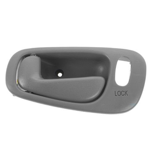 98-02 Toyota Corolla, Chevy Prizm (w/Manual Windows w/Pwr Locks) Front Lt Gray Inside Door Handle LF