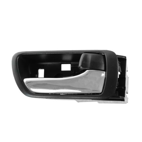 02-06 Toyota Camry Black w/Chrome Lever Inside Door Handle RF = RR
