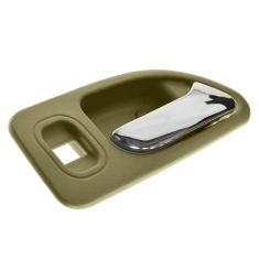 94-97 Honda Accord 4DR (w/Power Locks) Rear (Beige w/Chrome Lever) Inside Door Handle RR