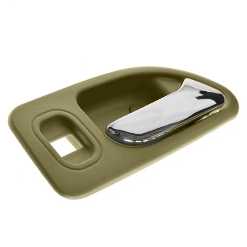 94-97 Honda Accord 4DR (w/Power Locks) Rear (Beige w/Chrome Lever) Inside Door Handle RR