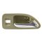 94-97 Honda Accord 4DR (w/Power Locks) Rear (Beige w/Chrome Lever) Inside Door Handle RR