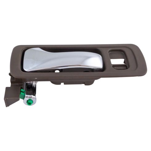 96-04 Acura 3.5RL Taupe & Chrome Interior Door Handle LF