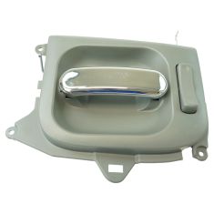 02-05 Kia Sedona Sliding Inner Chrome & Gray Door Handle Assy RR