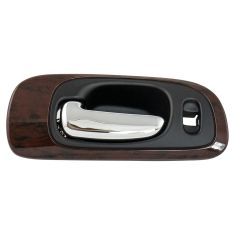 98-04 Chrysler Concorde Chrome & Black (w/ wood) Interior Door Handle RF