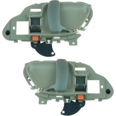 95-02 Chevy GMC Truck Int Door Handle Gray Pair