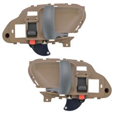 95-02 Chevy GMC Truck Tan Int Door Handle Pair