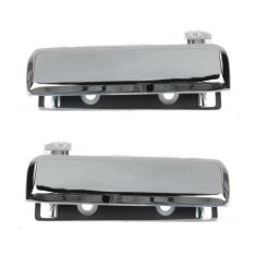 1979-91 Mustang Exterior Door Handle Chrome Pair