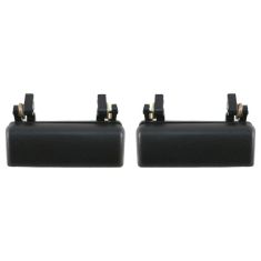 1993-97 Ford Ranger; 1998-10 Ford Ranger XL Ext Door Handle Blk PAIR