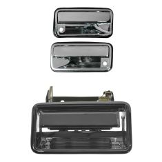 1988-01 GM Pickup C/K Series Door & Tailgate Exterior Handle Set Chrome