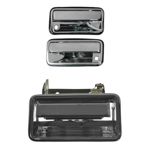 1988-01 GM Pickup C/K Series Door & Tailgate Exterior Handle Set Chrome