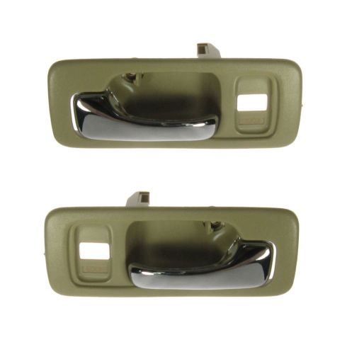 Door Handle Beige Interior Front Pair