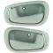 98-02 Corolla Prizm Door Handle Int Gray Manual Lock Pair