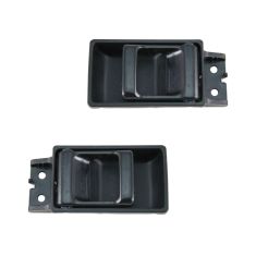 86-95 Nissan Pickup Door Handle Inside Blk Pair