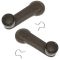 82-86 Nissan Sentra B11 Window Crank Handle Brown Pair