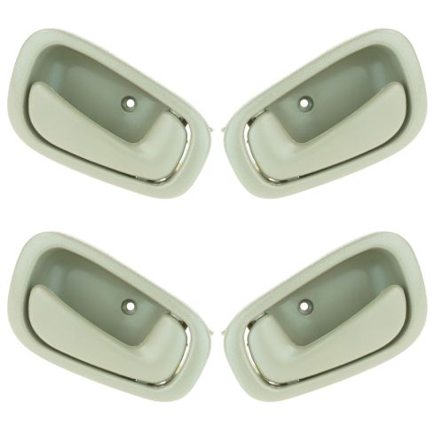 98-02 Toyota Chevy Corolla Prizm Inside Tan Manual Lock Door Handle Set
