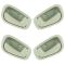 98-02 Toyota Chevy Corolla Prizm Inside Tan Manual Lock Door Handle Set