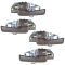 92-96 Toyota Camry Inside Brown Door Handle Set