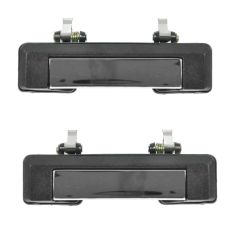 87-90 Sentra Door Handle Outside Chrome Pair