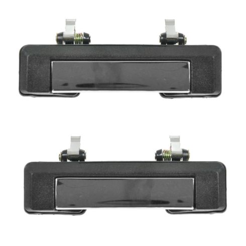 87-90 Sentra Door Handle Outside Chrome Pair