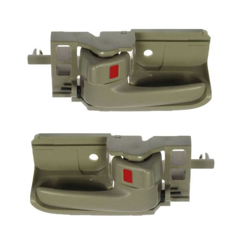 Interior Door Handle Tan PAIR