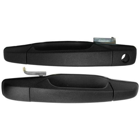 07-11 GM Full Size PU & SUV Black Textured Outside Door Handle Front PAIR