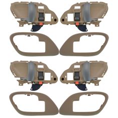 95-02 Chev PU Truck Int Door Handles & Bezels TAN Set of 4
