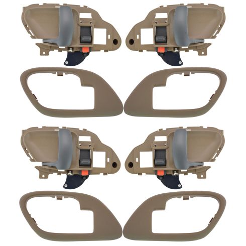 95-02 Chev PU Truck Int Door Handles & Bezels TAN Set of 4