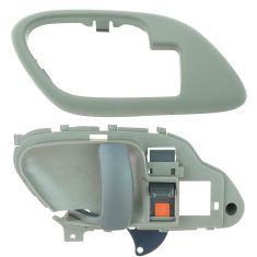 95-02 Chev PU Truck Int Door Handle & Bezel Gray LH Set