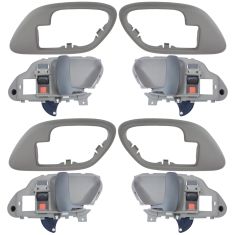 95-02 Chev PU Truck Int Door Handle & Bezel Gray Set of 4