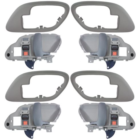 95-02 Chev PU Truck Int Door Handle & Bezel Gray Set of 4