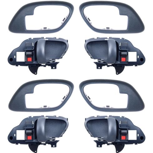 95-02 Chev PU Truck Int Door Handle & Bezel Blue Set of 4