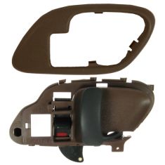 1995-02 Chev PU Truck Int Door Handle & Bezel Brown RH Set