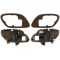 95-02 Chev PU Truck Int Door Handle & Bezel Brown Set PAIR