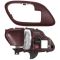 1995-02 Chev PU Truck Int Door Handle & Bezel Red & Chrome LH Set
